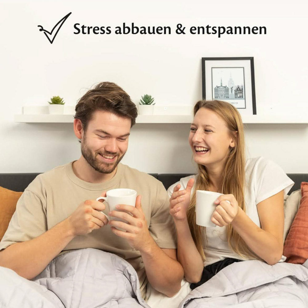 Ella Gewichtsdecke 135x200 9kg Anti Stress Therapiedecke Schwere Decke