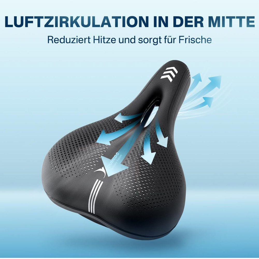 YOUNGDO YD01.0171 Fahrradsattel Bequemer & Ergonomischer Fahrrad Sattel Verbesserte Wasserdichtigkeit Memory-Foam Atmungsaktiv Stoßdämpfend Herren & Damen - Trekking