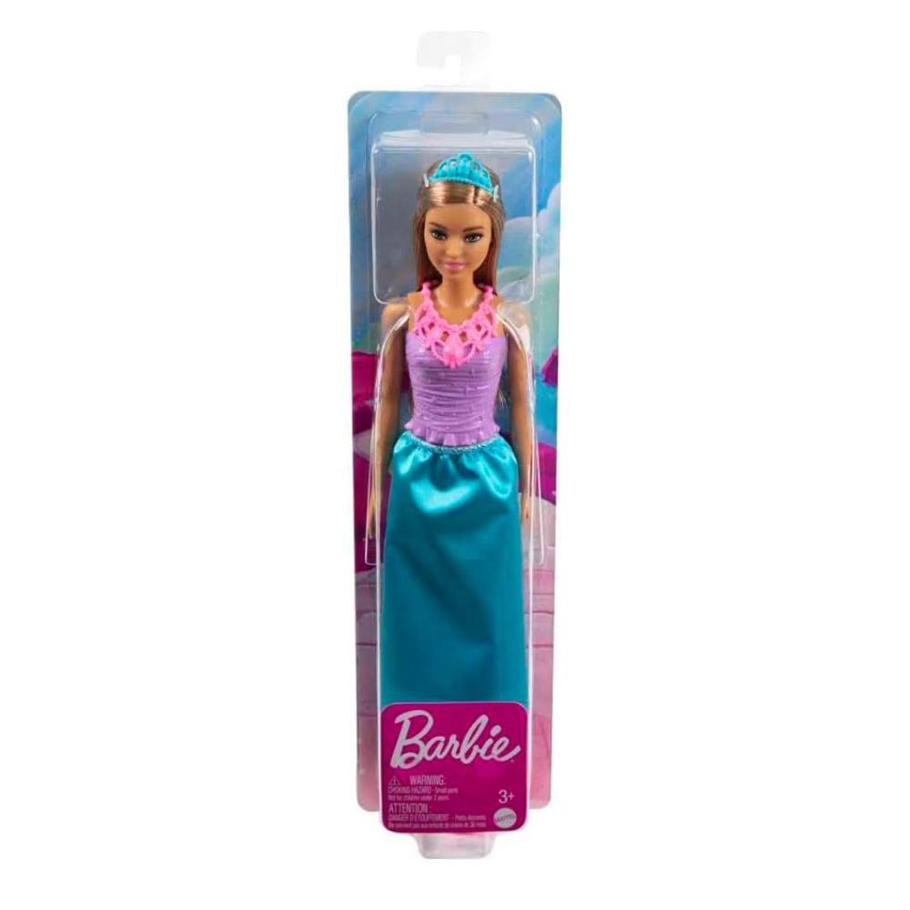 Barbie PRINZESSINNENPUPPE HGR03 mit blauem Kleid