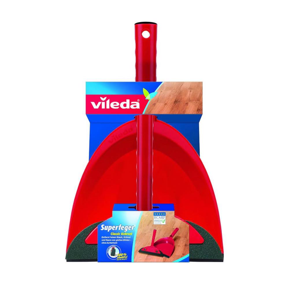 Superfeger Classic Besen von Vileda - Robuster Bodenreiniger mit ergonomischem Griff und langlebigen Borsten