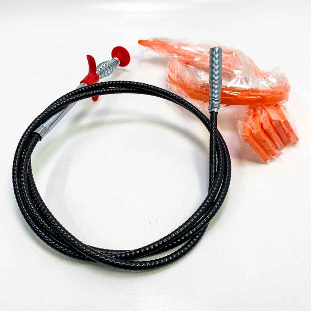 Flexible grab claw 160 cm claw grabber grabber drain pliers for hair garbage and important things from drains sink toilet