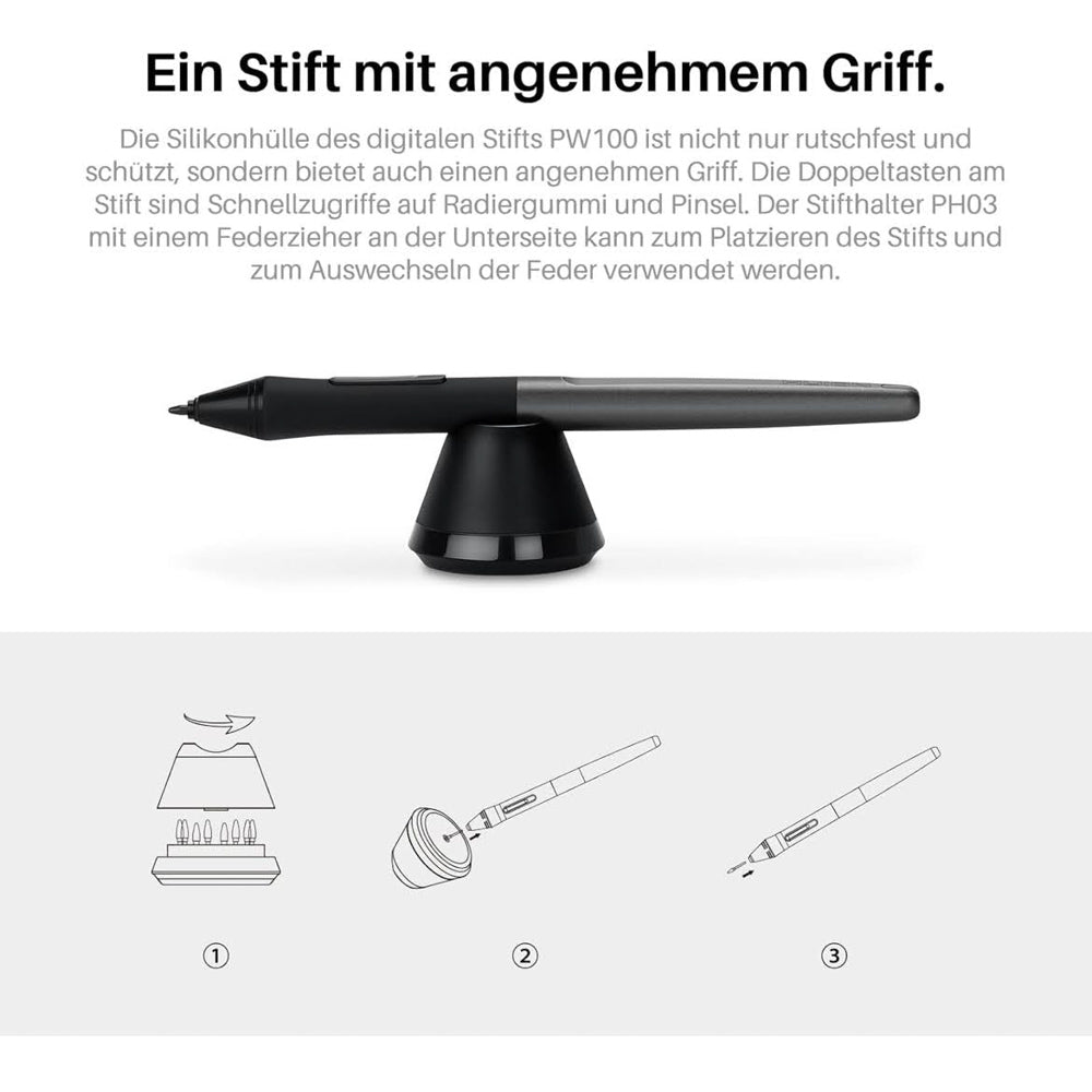 HUION Inspiroy H1060P Grafiktablett 10 x 6,25 Zoll, batterieloser Eingabestift, 12 Hotkeys, kompatibel mit Win, Mac, Android, ideal für zeichnen, Online-Unterricht und Arbeiten