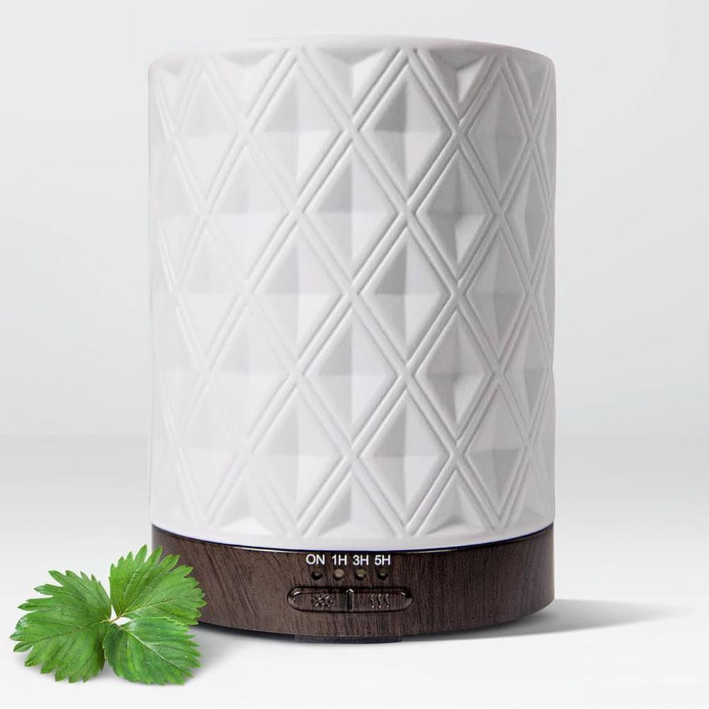 Earnest Living Diffusor für ätherische Öle EL-250, 250 ml, Timer, Nachtlichter, automatische Abschaltfunktion für Büro und ätherische Öle