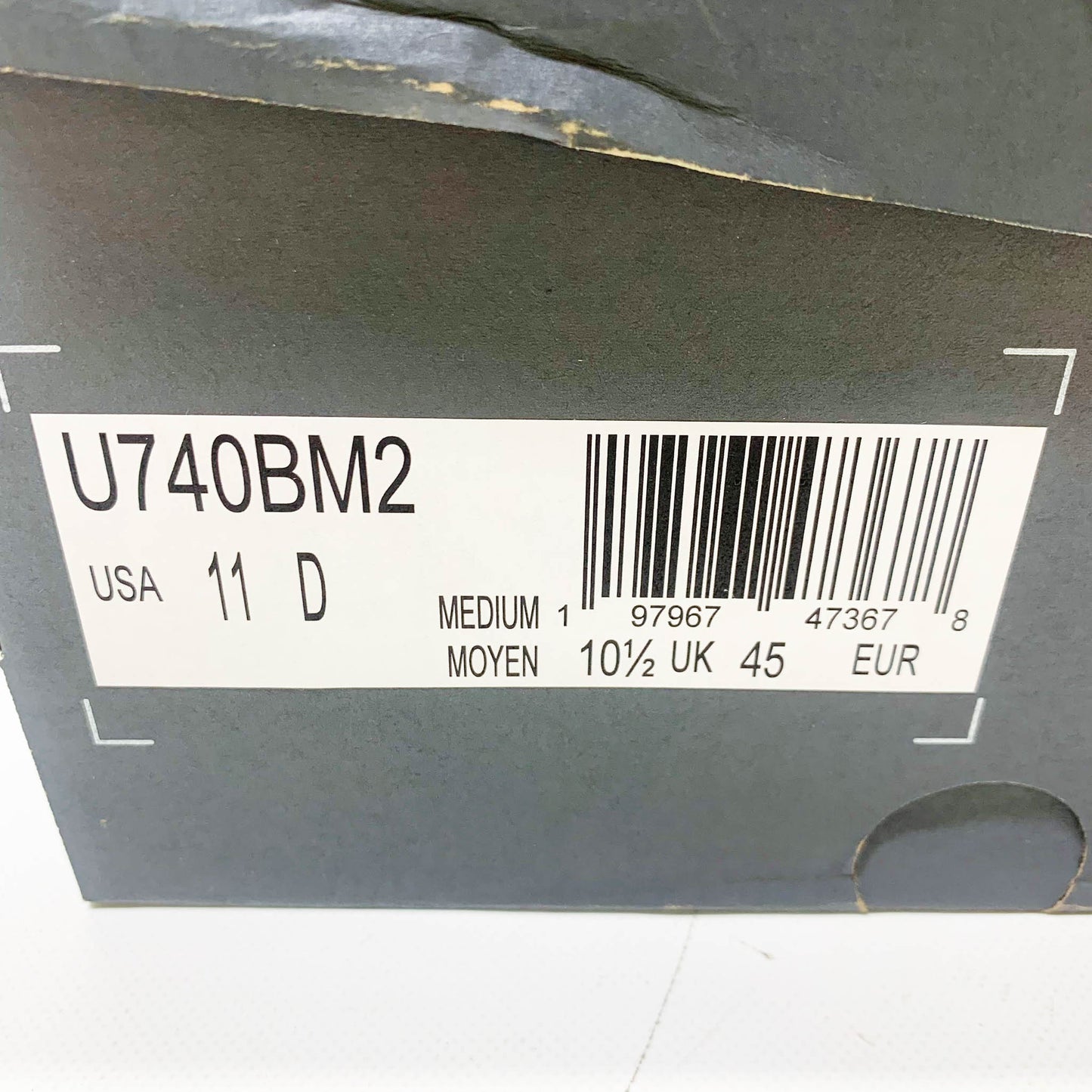New Balance U 740 BM2, Turnschuhe Herren, Größe 45, sportlich, atmungsaktiv, rutschfeste Sohle, ideal für Alltag und Freizeit.