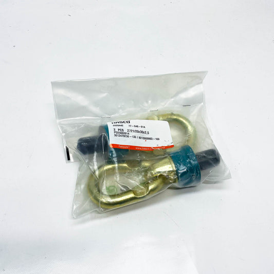 HASCO Z721/20x30x2,5, PO25002614 Anschlagwirbel, 2 Stück, robust, für präzise Hebeanwendungen, hohe Belastbarkeit.