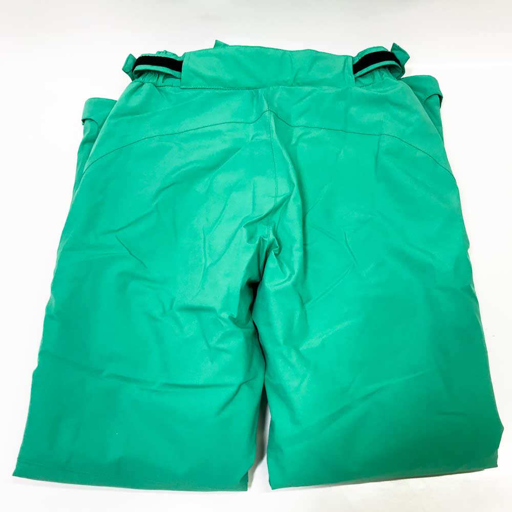 Mapamyumco Women's Snow Ski Bib Overalls XS Waterproof Windproof Insulated Ski Pants Detachable Green