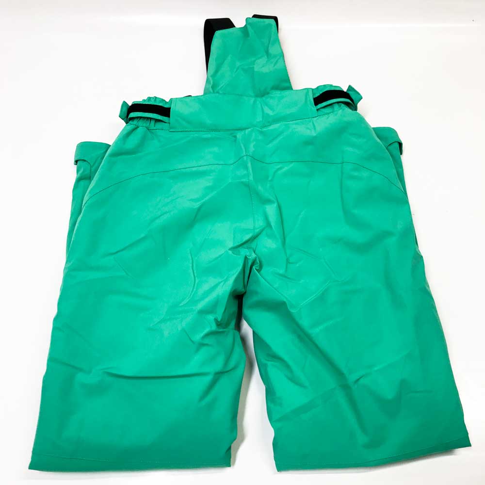 Mapamyumco Women's Snow Ski Bib Overalls XS Waterproof Windproof Insulated Ski Pants Detachable Green