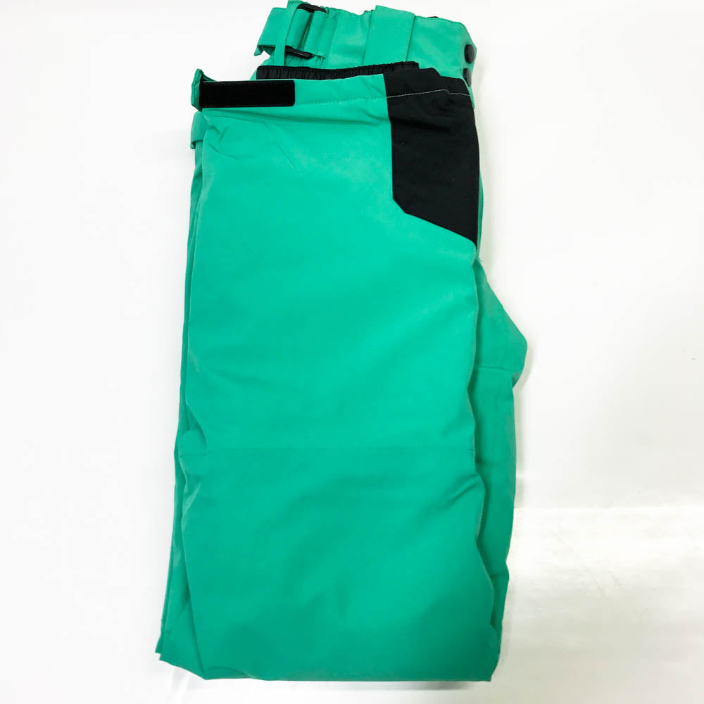 Mapamyumco Women's Snow Ski Bib Overalls XS Waterproof Windproof Insulated Ski Pants Detachable Green