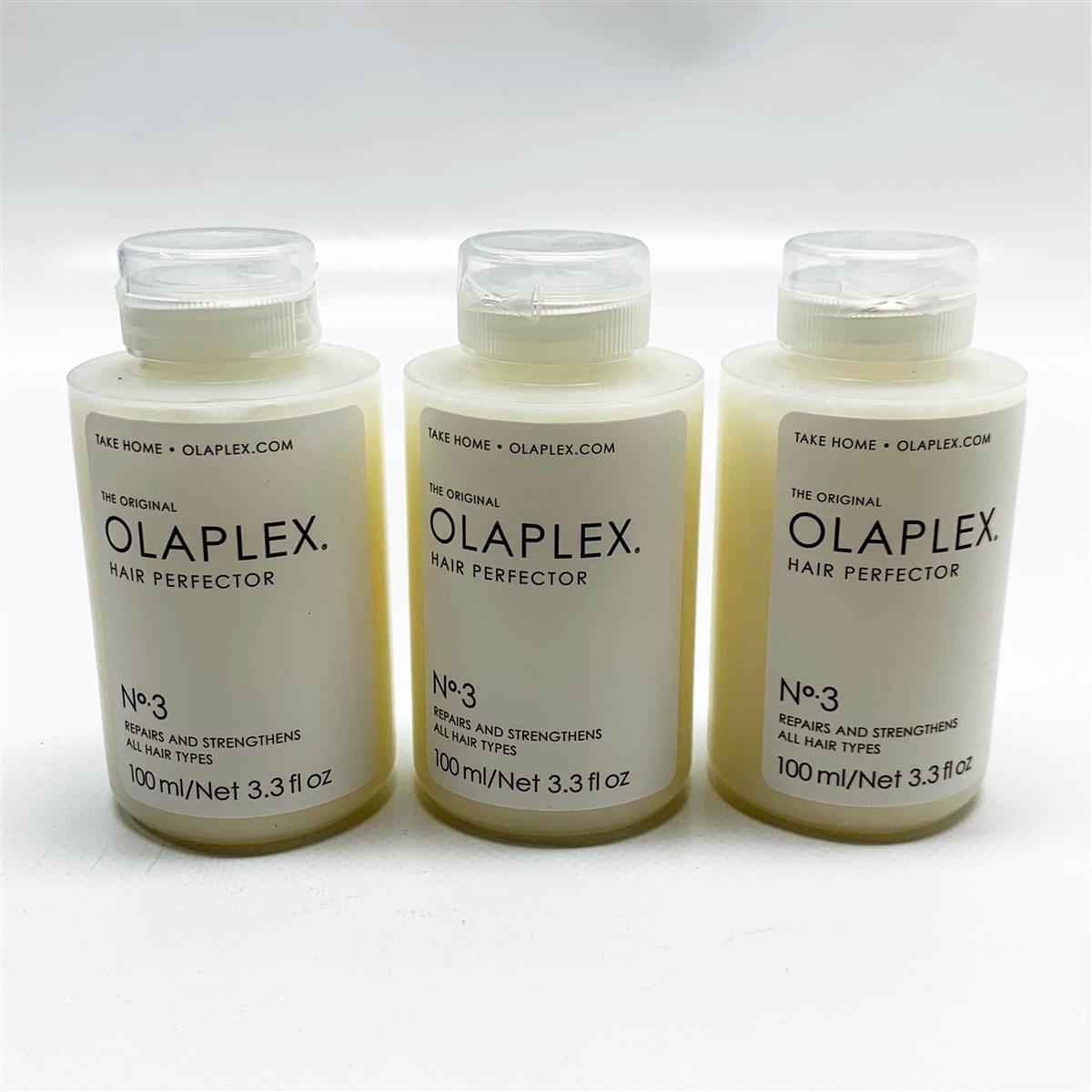 3 Stück Olaplex No. 3 Hair Perfector 100 ml - Reparierende Haarmaske für geschädigtes Haar, stärkt und revitalisiert
