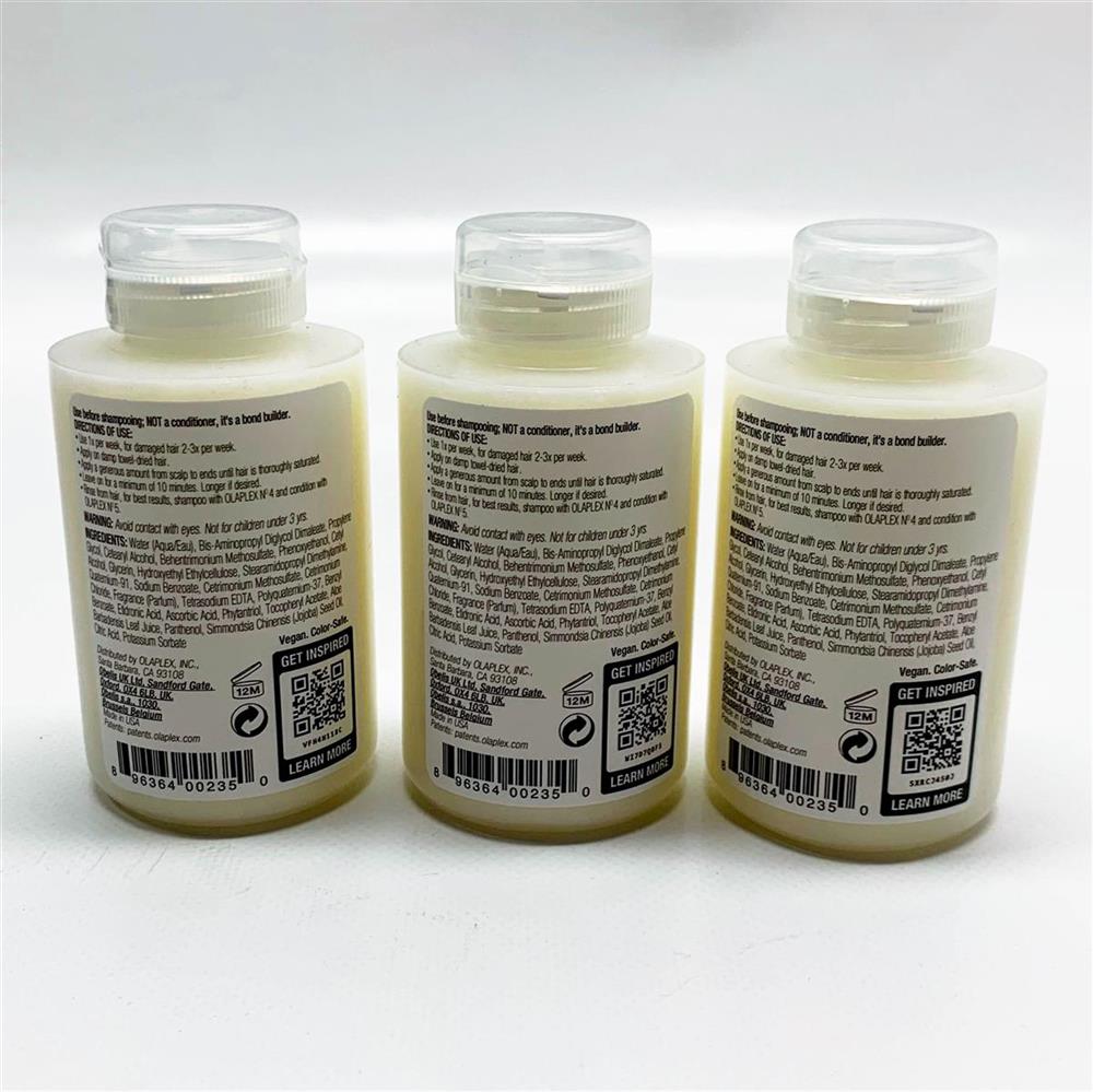 3 Stück Olaplex No. 3 Hair Perfector 100 ml - Reparierende Haarmaske für geschädigtes Haar, stärkt und revitalisiert