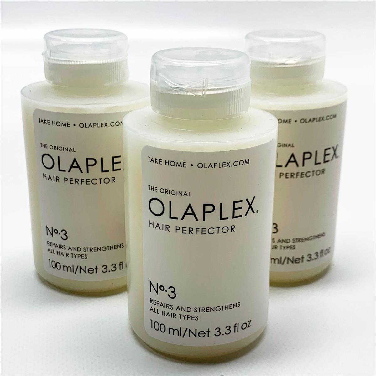 3 Stück Olaplex No. 3 Hair Perfector 100 ml - Reparierende Haarmaske für geschädigtes Haar, stärkt und revitalisiert