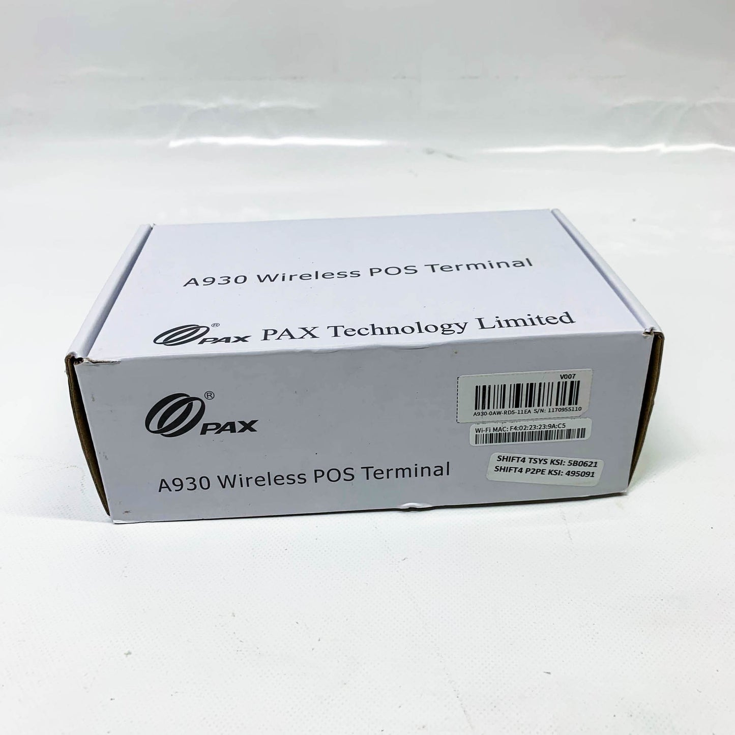 PAX A930, Drahtloses Smart-POS-Terminal, kompakt, benutzerfreundlich, kontaktlos, vielseitige Zahlungsoptionen, langlebig.