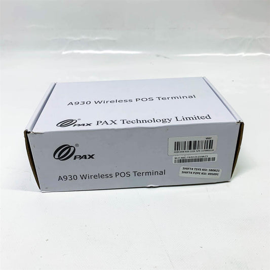 PAX A930, Drahtloses Smart-POS-Terminal, kompakt, benutzerfreundlich, kontaktlos, vielseitige Zahlungsoptionen, langlebig.