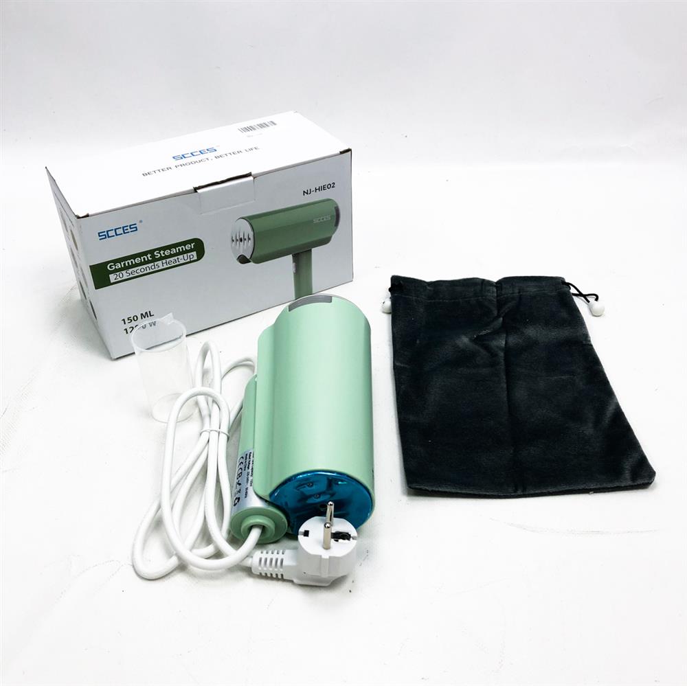 SCCES Vertical Steam Iron 1200W Portable Lightweight Travel Clothes Steamer with 150ml Water Tank Ideal for Flat and Hanging Ironing Foldable Mini Travel Iron for Vacation