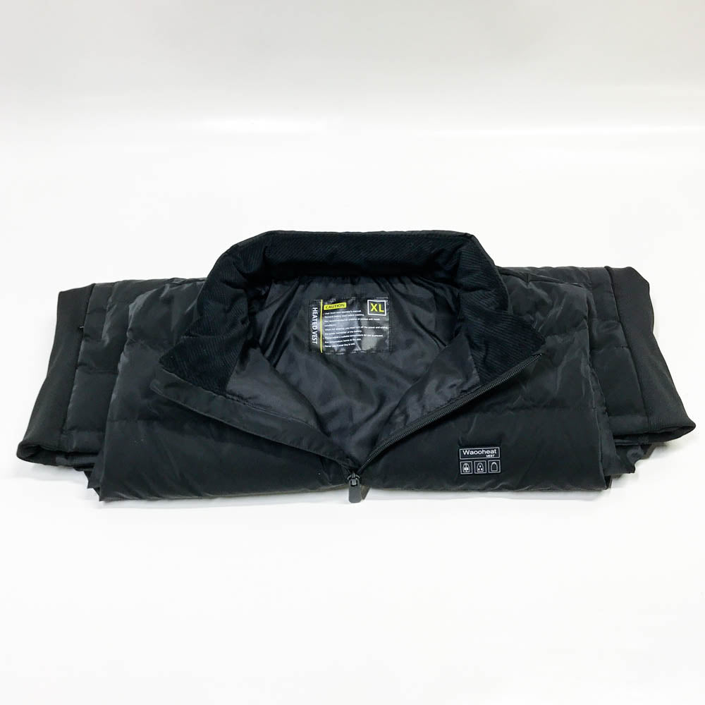 Hlaohswer Heated Vest for Men and Women XL Down Jacket 10,000 mAh Battery 90% Down 8 Heat Zones Heats Up to 20 Hours