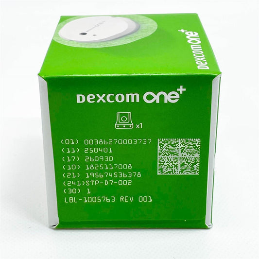 Dexcom ONE+, Single Sensor, nicht für iOS, kontinuierliche Glukosemessung, einfache Anwendung, langlebig bis 30.09.2026.