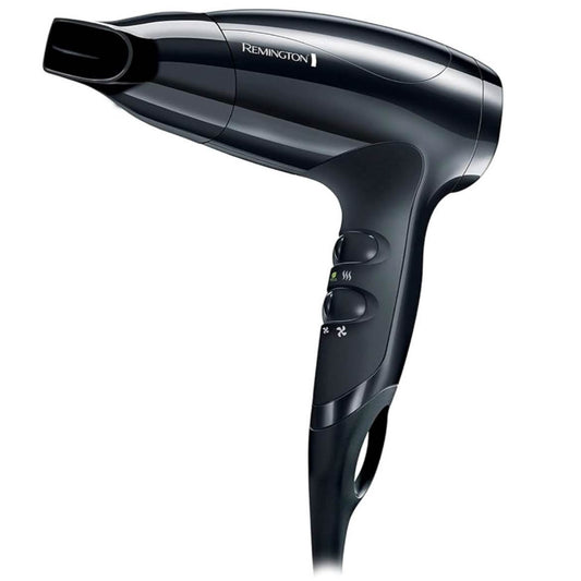 Remington Compact D5000, Haartrockner, 1800W, kompakt, leistungsstark, leicht, schwarz, ideal für Reisen.
