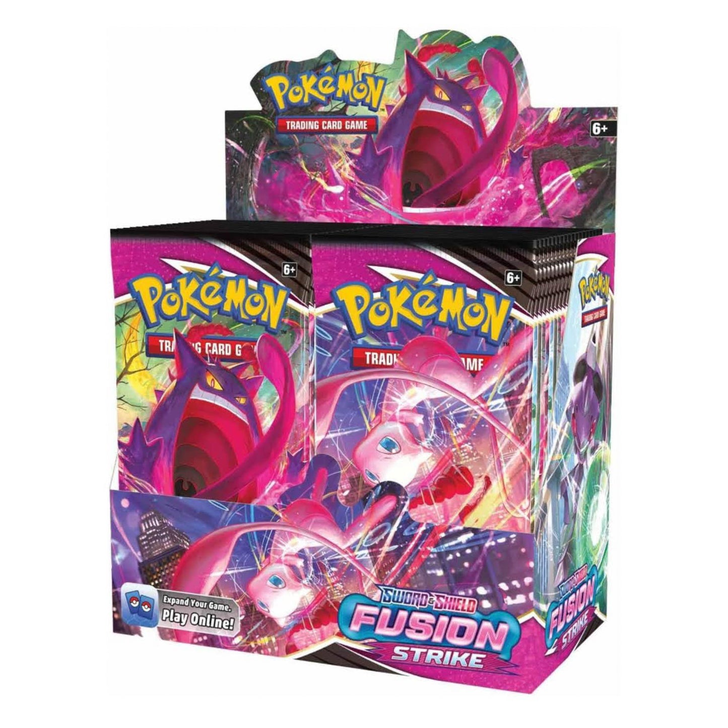 POKEMON Sword & Shield Fusion Strike Display, 36 Boostertüten, 10 Karten pro Tüte, spannende neue Karten und Strategien.
