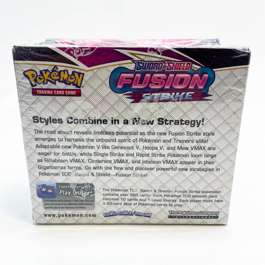 POKEMON Sword & Shield Fusion Strike Display, 36 Boostertüten, 10 Karten pro Tüte, spannende neue Karten und Strategien.