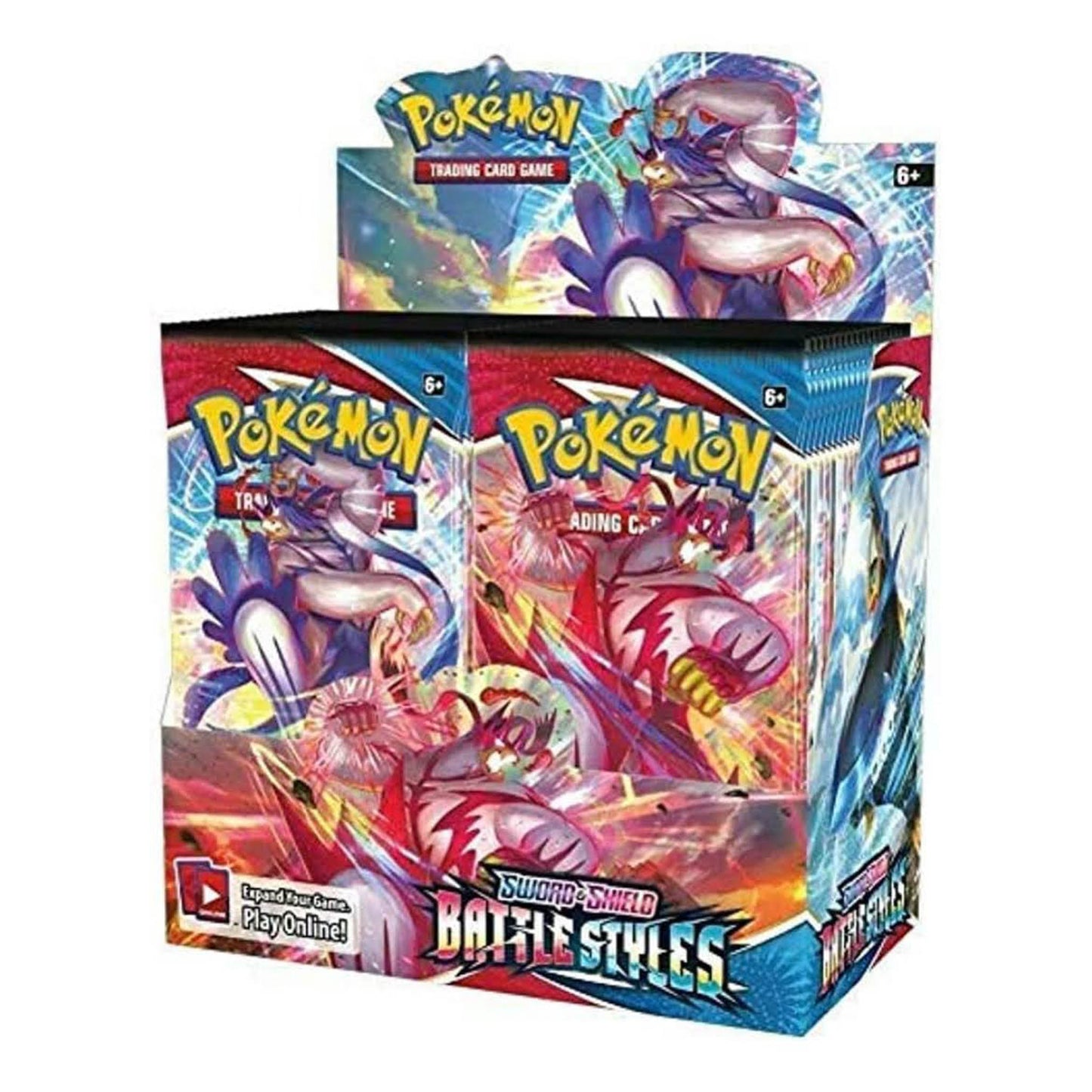 POKEMON Sword & Shield Battle Styles Display, 36 Boostertüten, 10 Karten pro Tüte, strategische Kämpfe, Sammelkarten