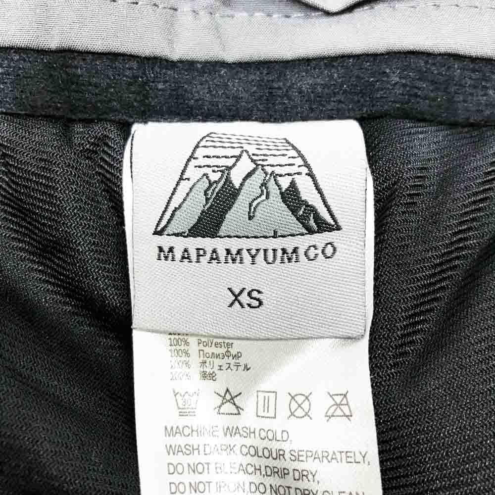 Mapamyumco Damen Snow Ski Latzhose XS Grau wasserdicht winddicht isolierte Skihose abnehmbar Bergsteigerhose
