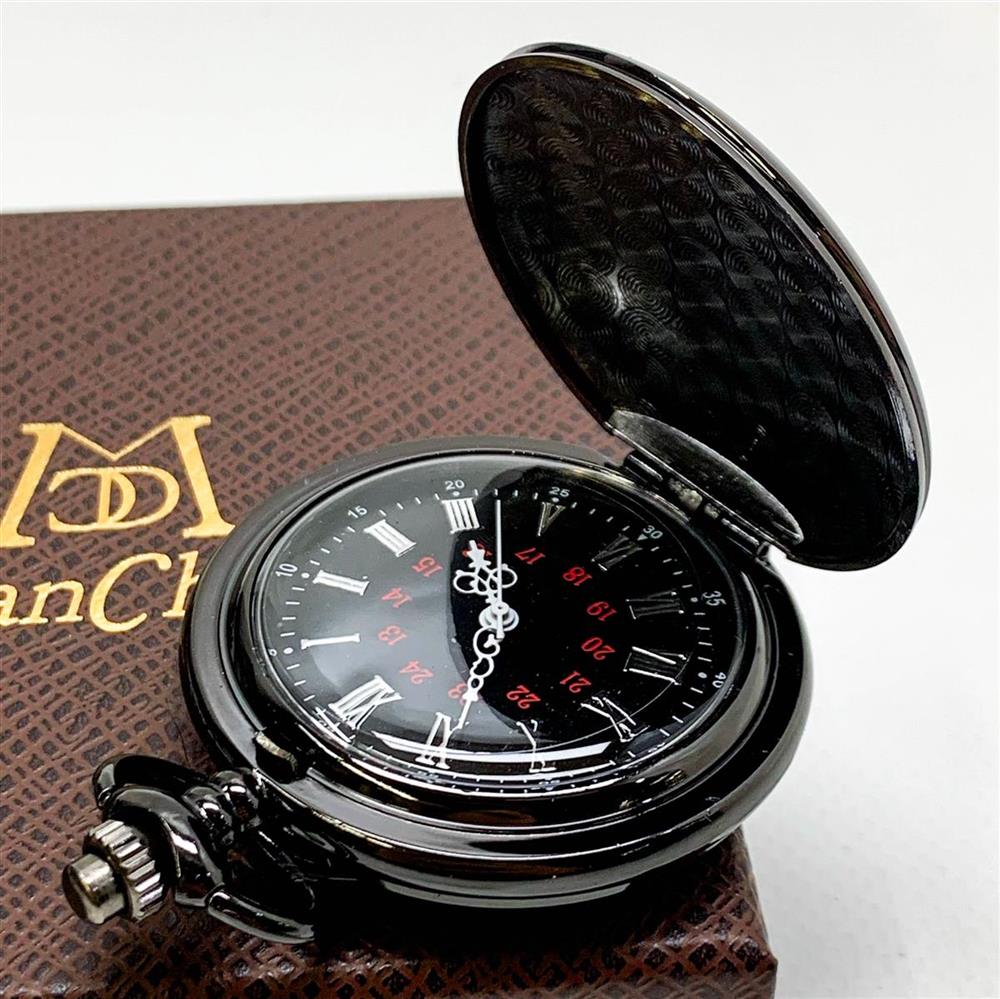 ManChDa pocket watch with engraving customizable vintage pocket watches with chain for men brother gift birthday gift beautiful gifts for the family