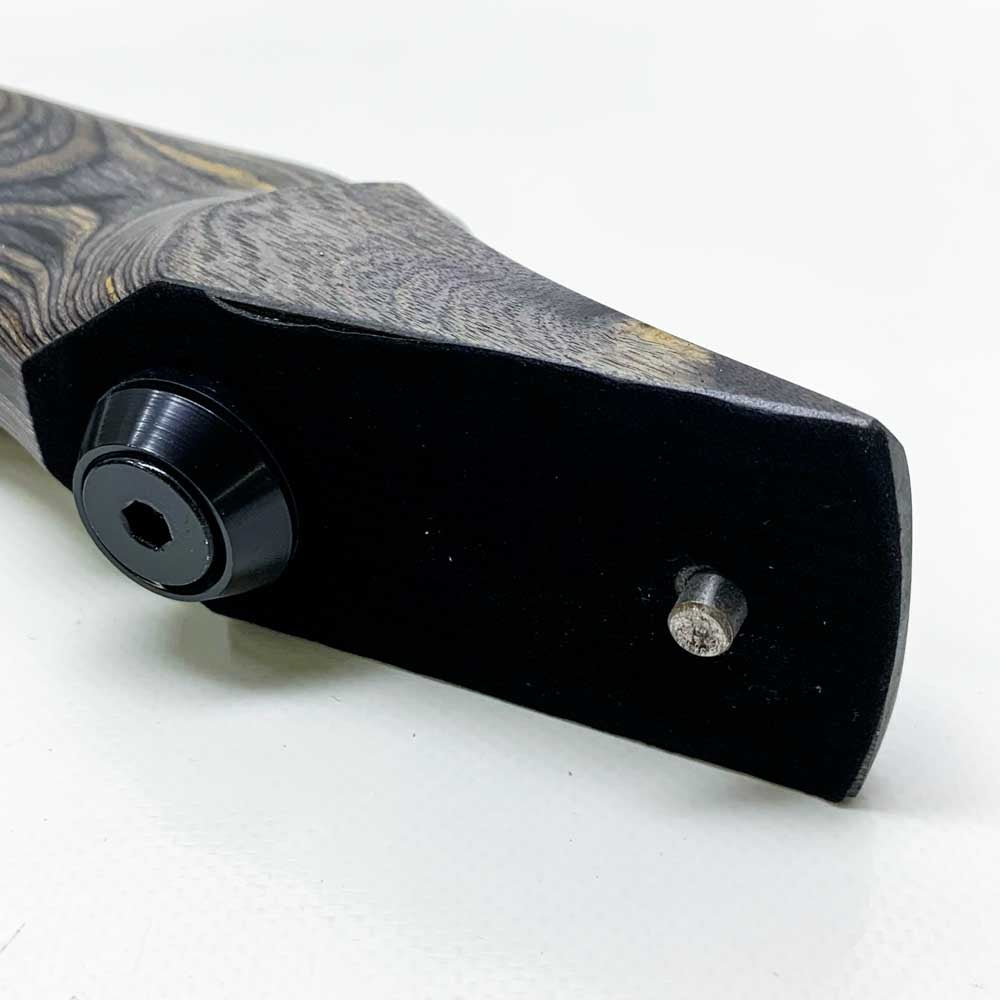 ZSHJG Recurvebogen RH 30 Zoll Holz Riser Rechtshand Bogen Mittelteil mit ergonomischem Griff für präzises Bogenschießen (Black)