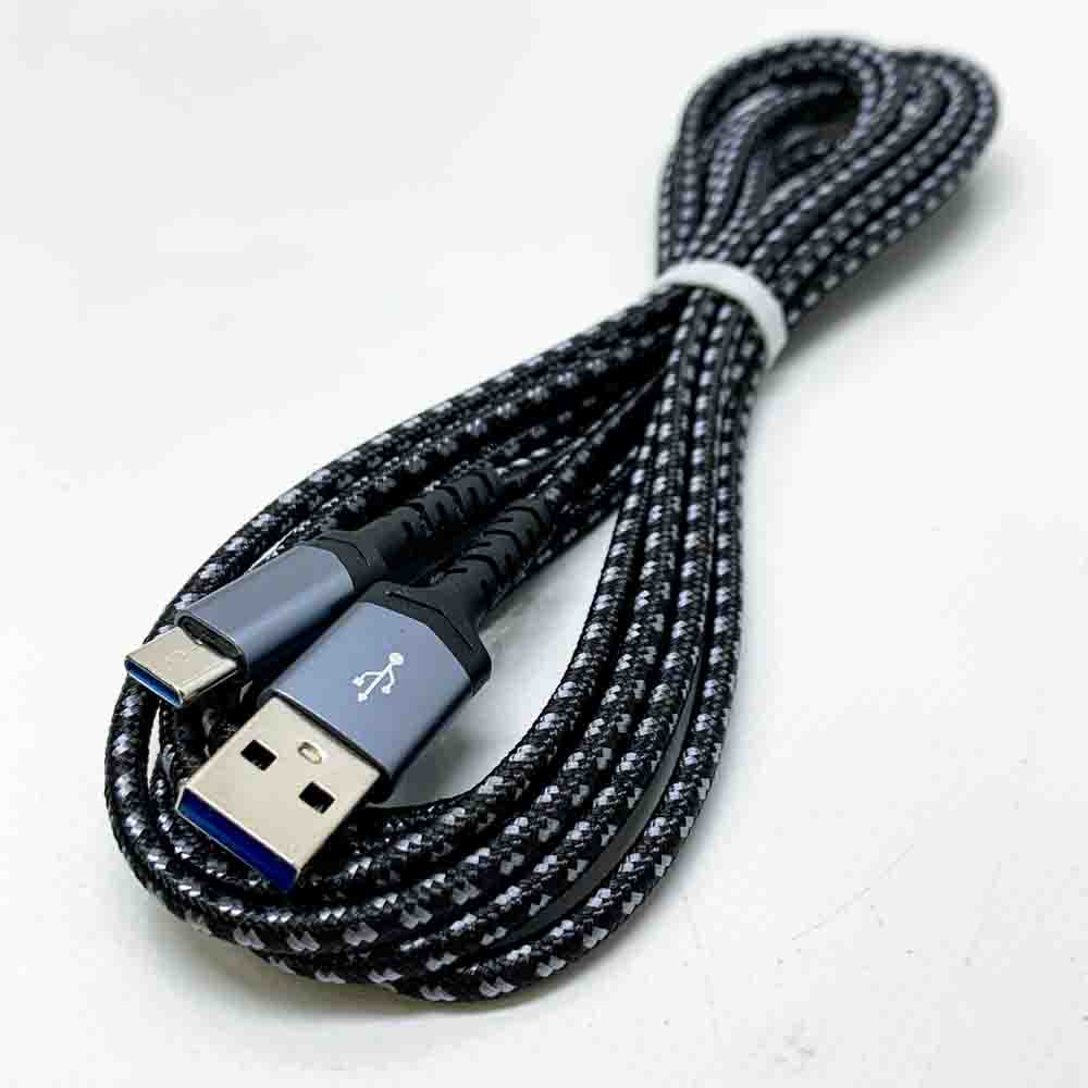 USB C cable 2 pieces (2M and 3M) for Samsung, iPhone and much more - USB Type-C fast charging cable with high-speed charging and data transfer
