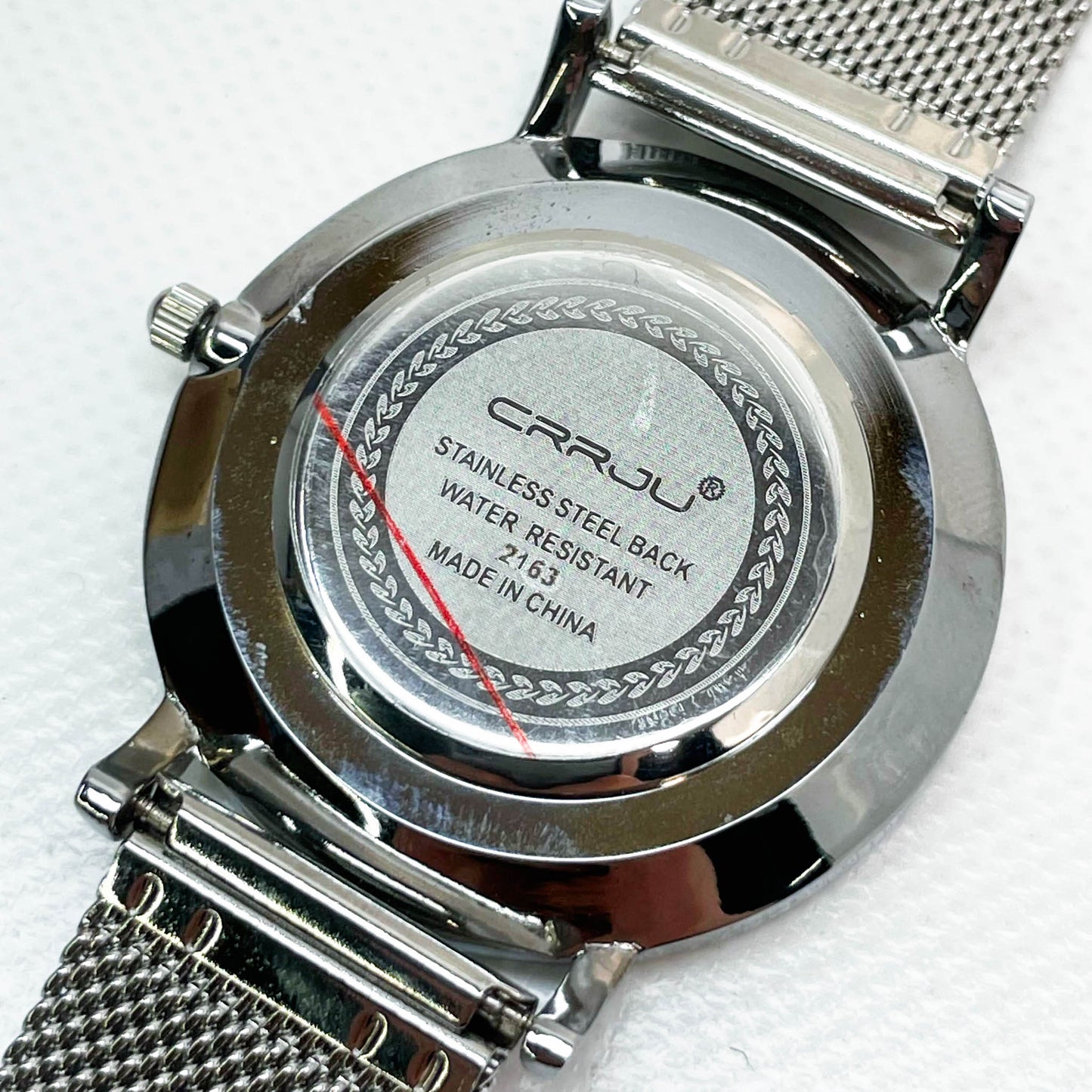 MicLee Herren Uhr, Analog Chronograph, Wasserdicht, Quarz, Edelstahl Milanaise Mesh Band, Verstellbar, Silber
