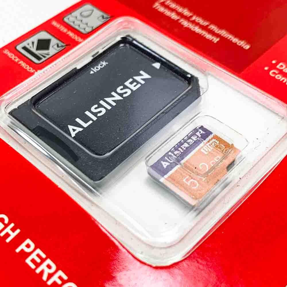 ALISINSEN 512GB Micro SD Card Class 10 High Speed for Windows/Mac OS, Suitable for Wyze, GoPro, Smartphone, Table, Camera, Speedometer
