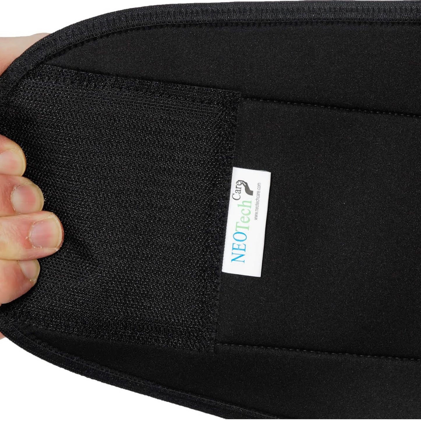 Neotech Care Lumbalgürtel, Neopren, Unterstützung unterer Rücken, doppeltes Kompressionsband, Blau/Schwarz, Größe S