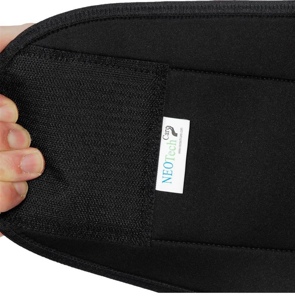 Neotech Care Lumbalgürtel, Neopren, Unterstützung unterer Rücken, doppeltes Kompressionsband, Blau/Schwarz, Größe S