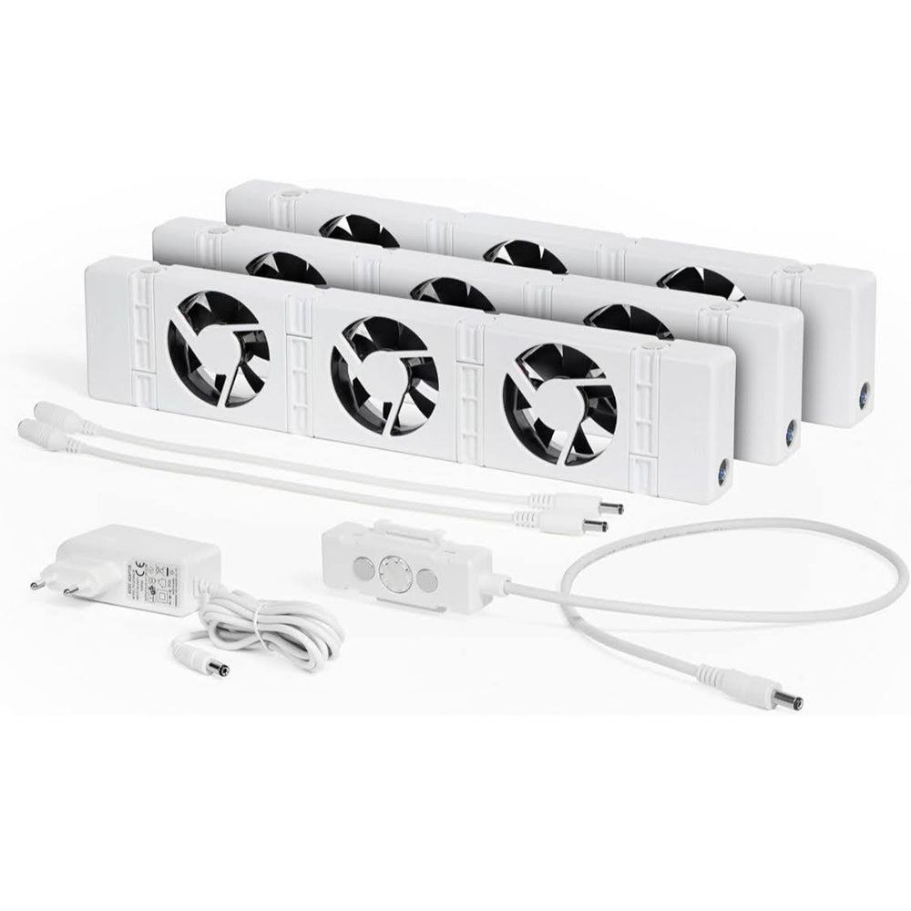 SpeedComfort Trio-pack set of 3 fan heaters, heating amplifier, energy saving, heating cost reduction, underheating radiators