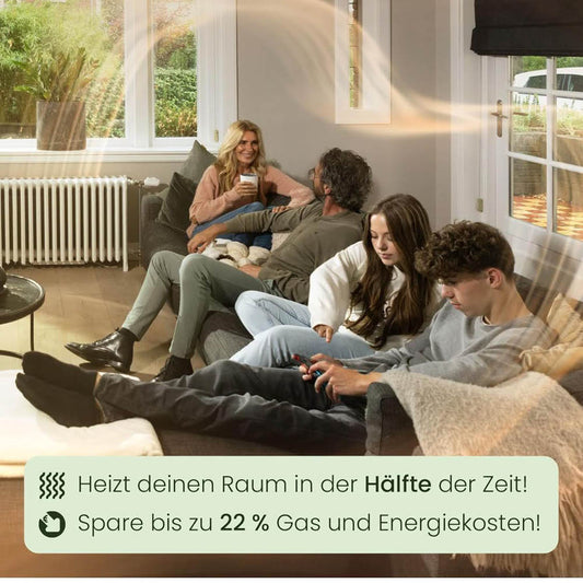 SpeedComfort Trio-pack Set 3-Stück Heizgebläse Heizverstärker Energieeinsparung Heizkostenreduktion Unterheizungen Heizkörper