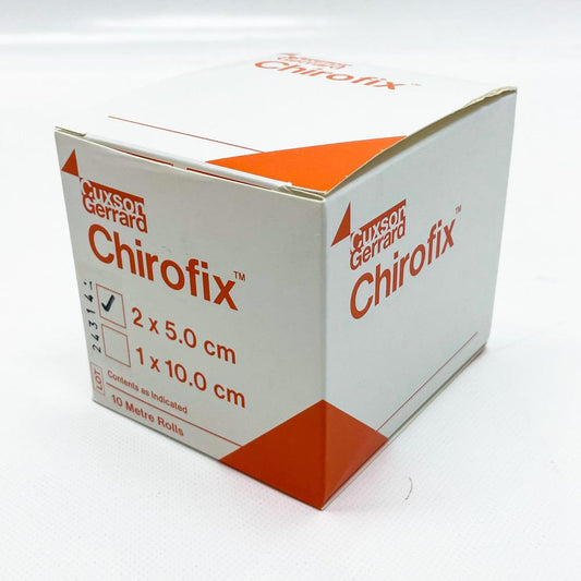 Chirofix Premium-Halteband, Verband, 2 x 5 cm, 10 m Rolle, elastisch, hautfreundlich, ideal für Fixierungen.