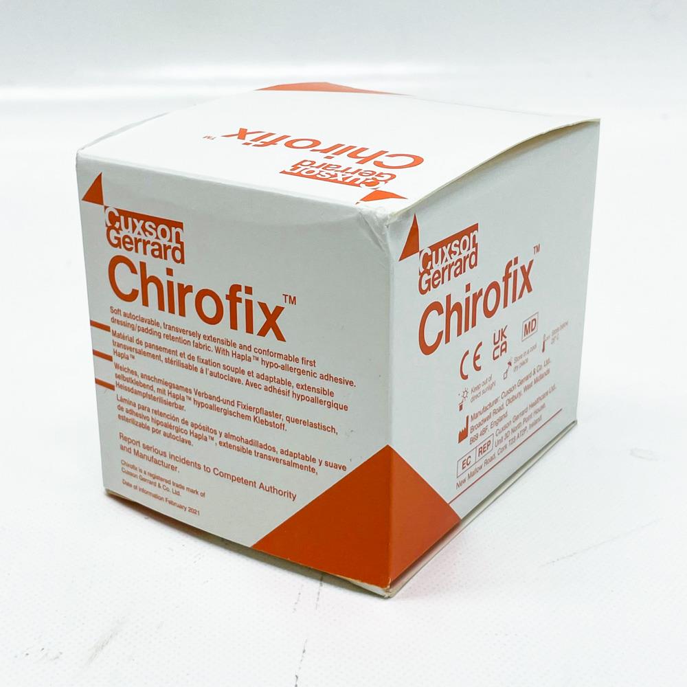 Chirofix Premium-Halteband, Verband, 2 x 5 cm, 10 m Rolle, elastisch, hautfreundlich, ideal für Fixierungen.