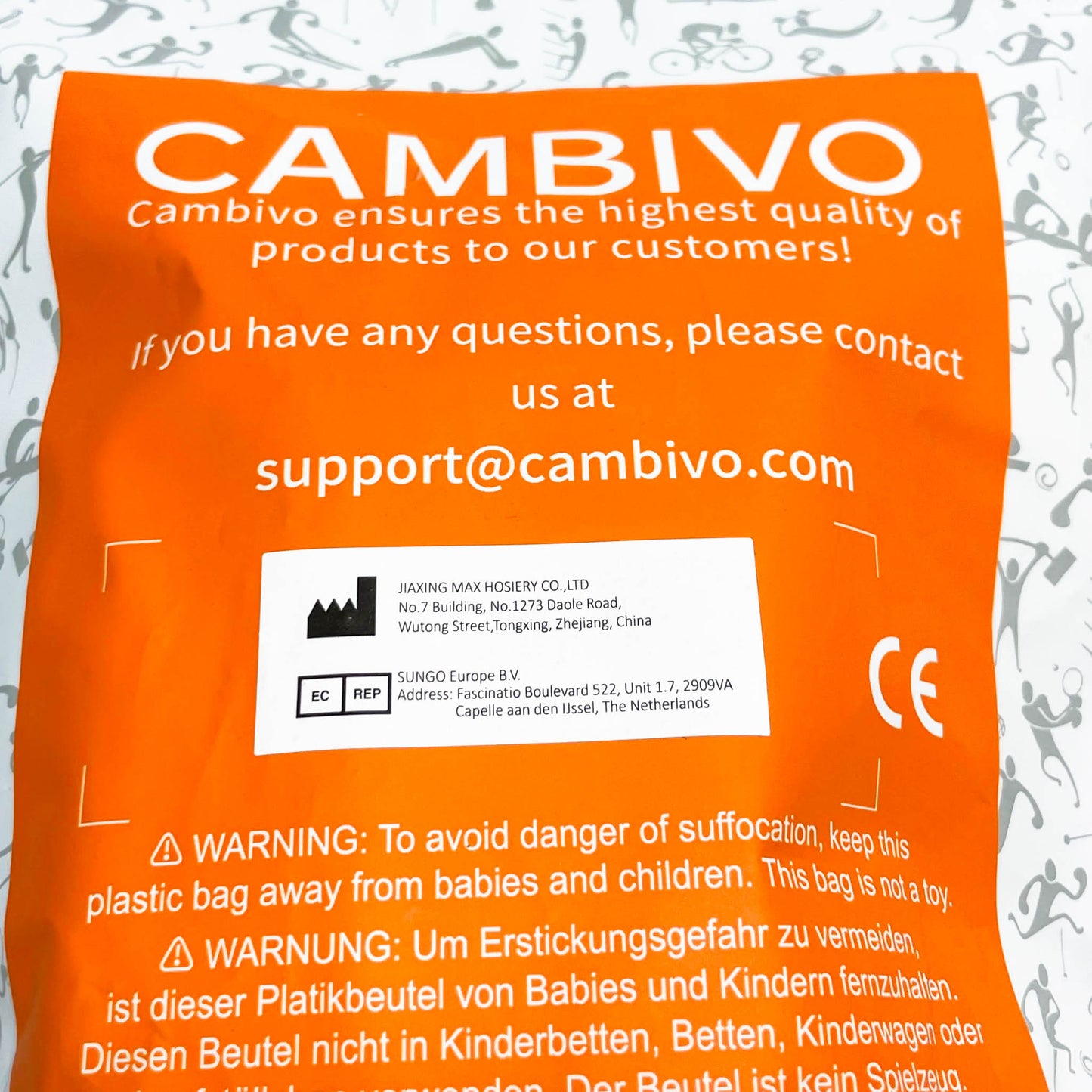 CAMBIVO 3 Paar Kompressionsstrümpfe XXL, Stützstrümpfe für Erholung, Sport, Laufen, Flug, Alltag