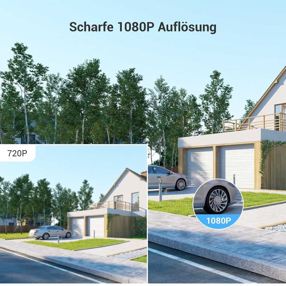 EZVIZ Video-Türsprechanlage, WiFi Türklingel mit 7" Farb-Touchscreen, 1080p Nachtsicht und Zwei-Wege-Audio, Gegensprechanlage mit Fernentriegelung, Dualband-WLAN, schlankes Design, CP5