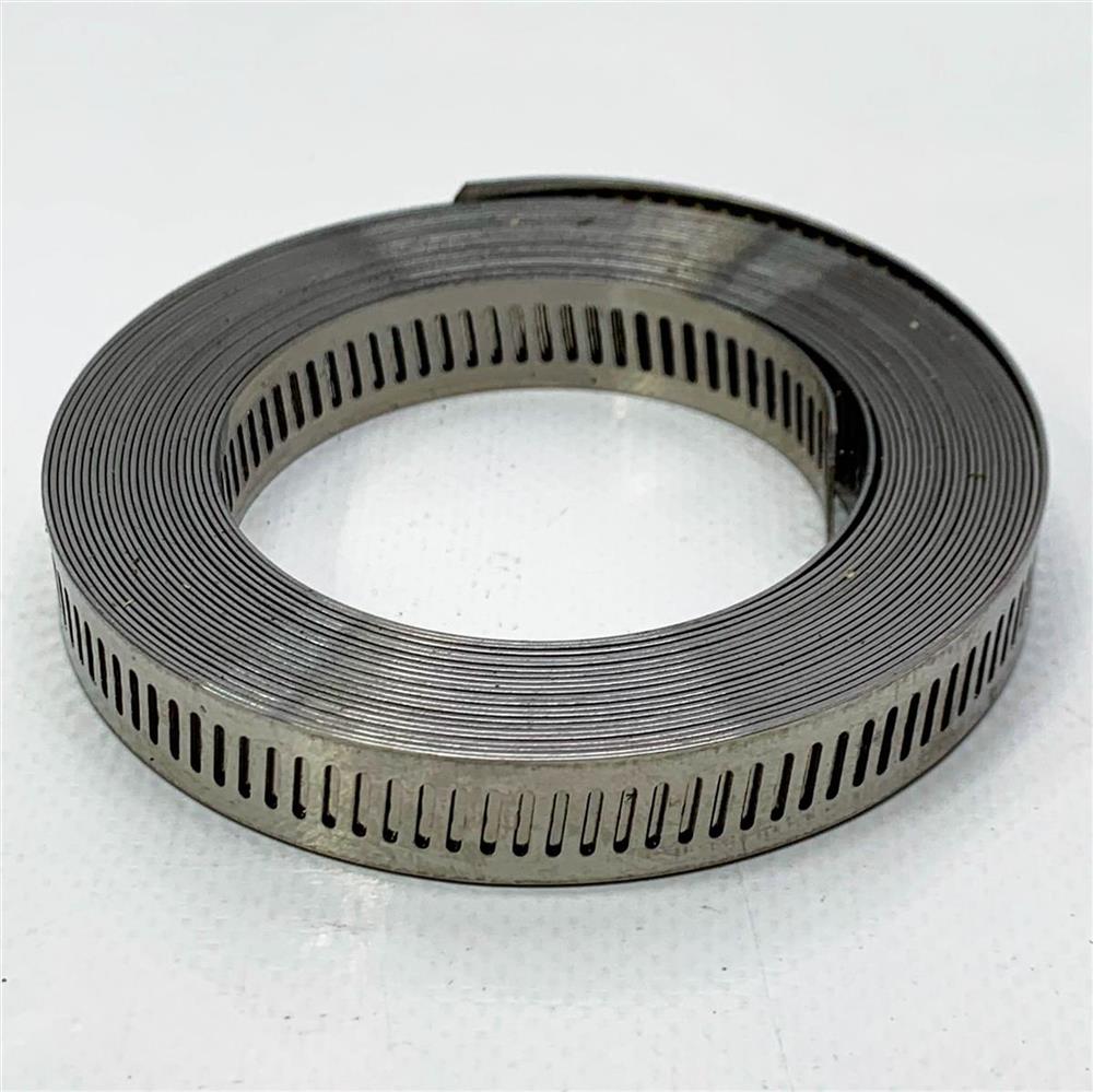 Lechansen Hose 304 Stainless Steel Snail Clamp Set 5 m 12 Pieces Adjustable for DIY Pipe Hose Hose Clamps Tank House Gas Pipe Water Pipe Automobiles Radiator