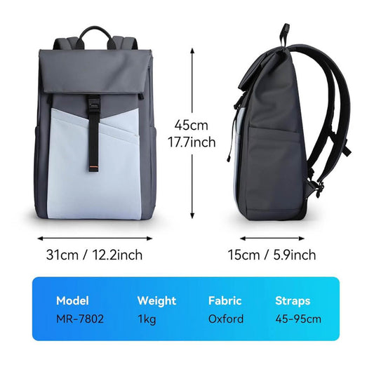 Muzee MARK RYDEN 20L Casual Daypack, Schulrucksack, 15,6 Zoll Laptopfach, Reiserucksack, Wanderrucksack, Tassentasche