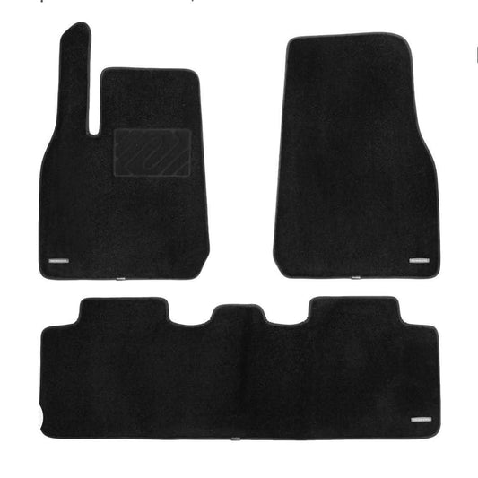 Tesla Model Y 2020-2023 All-Weather Floor Mats – Premium Non-Slip Waterproof Anti-Slip Floor Liners for 5-Seater Black