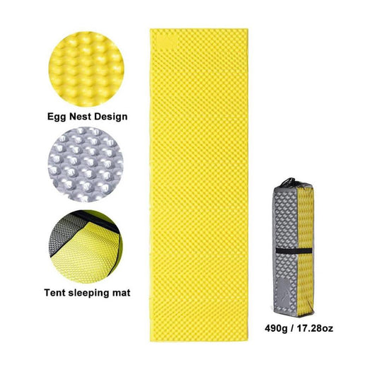 Widesea Schaumstoff-Isomatte, tragbar, wasserdicht, feuchtigkeitsbeständig, weich, ideal für Camping und Wandern (braun)