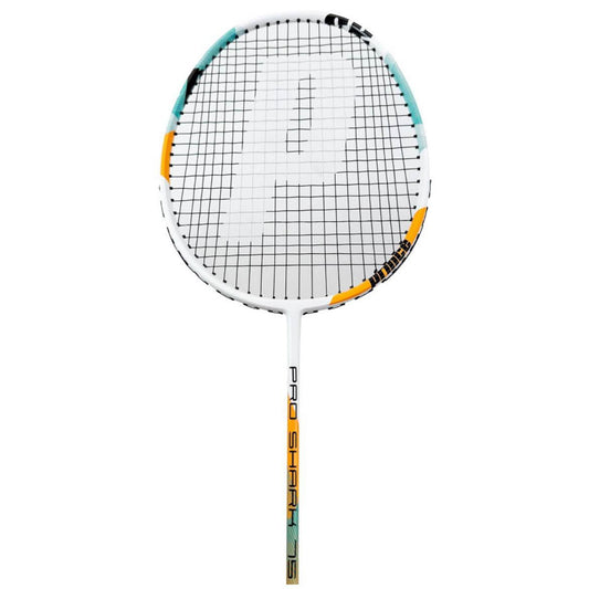 Prince Pro Shark Badmintonschläger Twin Set, inkl. Federbälle, schützende Tragetaschen, ideal für Freizeit und Wettkampf.