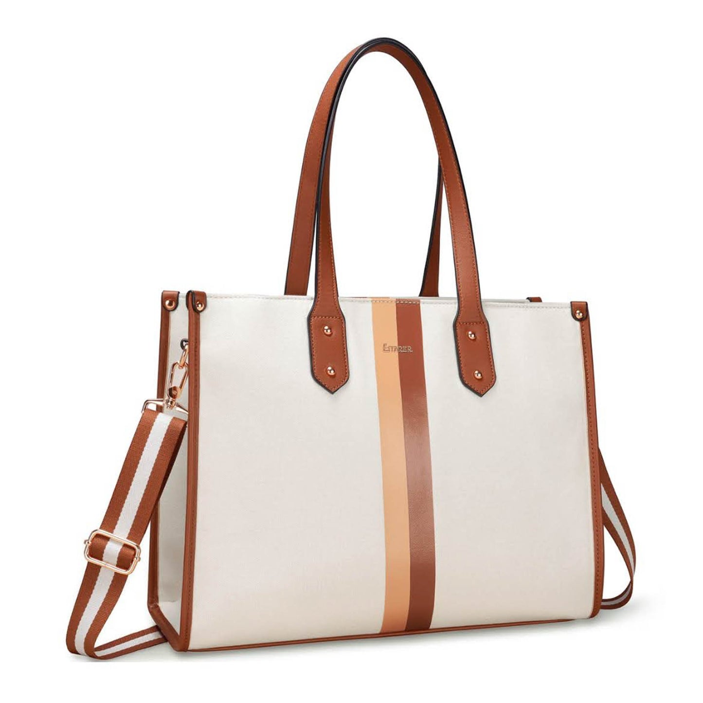 ESTARER Laptop Handtasche, 15.6 Zoll, Tote Bag, wasserabweisend, ideal für Arbeit, Business und College.