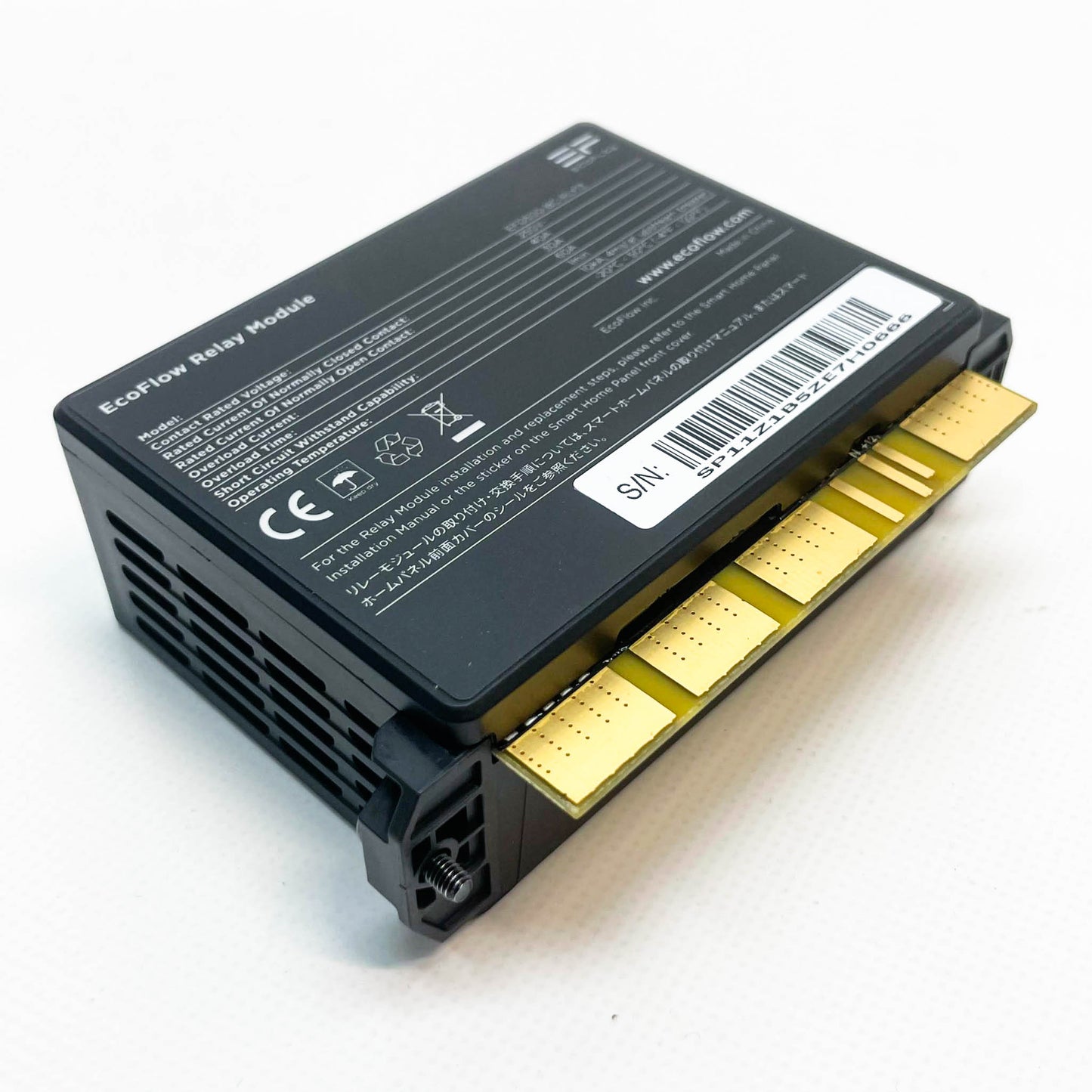 ECOFLOW Relay Module, EFD500-BC-RLY13, 13A, 250V, Schwarz, vielseitiges Schaltmodul für effiziente Energieverwaltung.