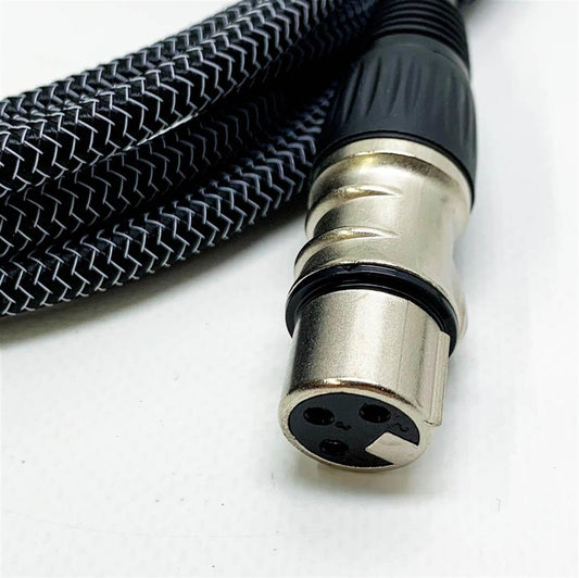 GeoHN.G XLR auf XLR Kabel 3M-2 Pack 3-Pin Mikrofonkabel Verlängerungskabel für Mixer Live-Bühne Lautsprecher Verstärker Musikaufnahme