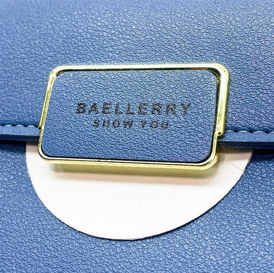 Yixuan Frauen Brieftasche, Schultertasche, Leder, große Kapazität, für Handy, kleine Beutel, mit Schultergurt - Hellblau
