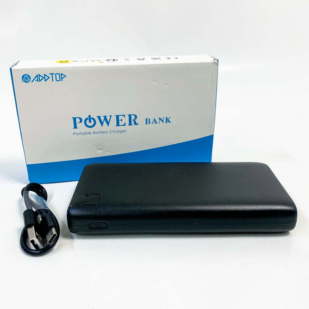 ADDTOP External Battery 26800 mAh Power Bank 22.5 W USB C PD Portable Charger with LCD Screen 4 Outputs Fast Charging for Smartphones Tablets and more