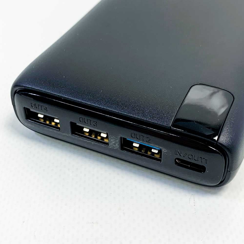 ADDTOP External Battery 26800 mAh Power Bank 22.5 W USB C PD Portable Charger with LCD Screen 4 Outputs Fast Charging for Smartphones Tablets and more