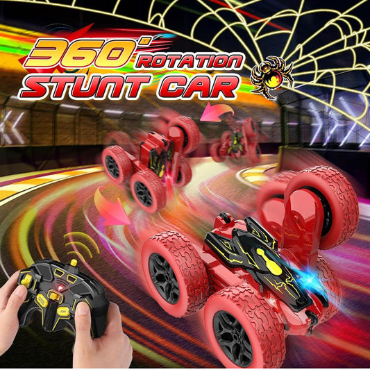 Dislocati Ferngesteuertes Auto für Kinder ab 3 Jahren – RC Stunt Car für drinnen & draußen, Spielzeug für Jungen & Mädchen, Geschenkidee ab 3 bis 10 Jahre